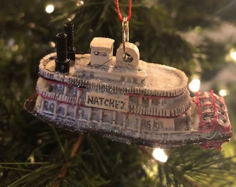 Steamboat Springs Glass Ornament Summer