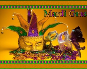 MYSTERY BOX Mardi Gras Beads Assortment Party SUPPLY home decorations Bead doubloons Necklace Assortments Throw Beads Carnival Fat Tuesday