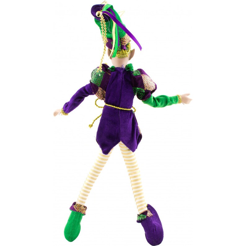mardi gras jester doll