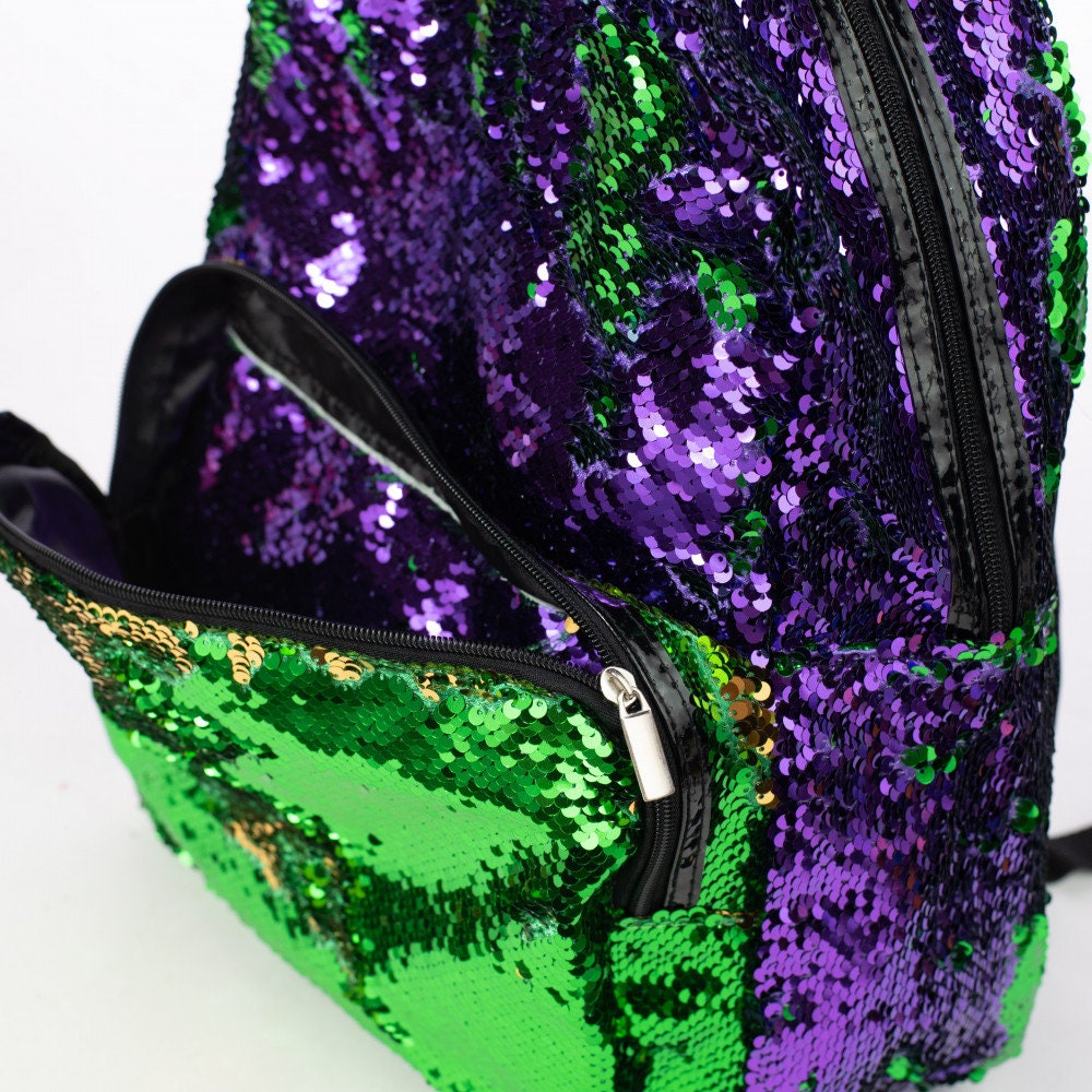 mardi gras sequin backpack