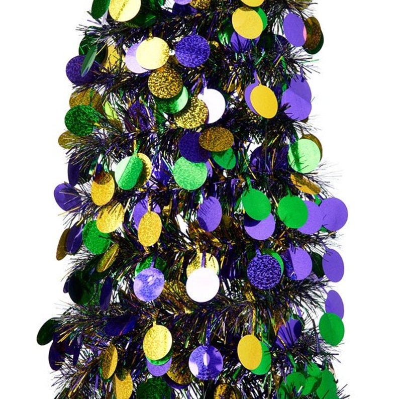 mardi gras collapsible tree