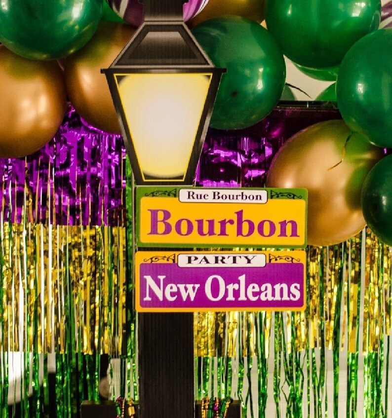 mardi gras lamp