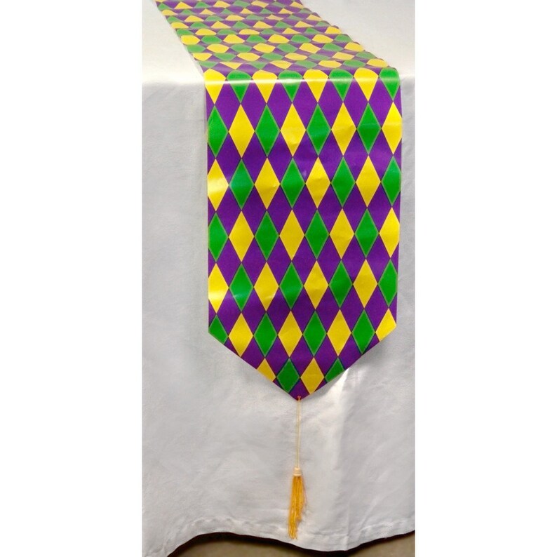 mardi gras table runner near me
