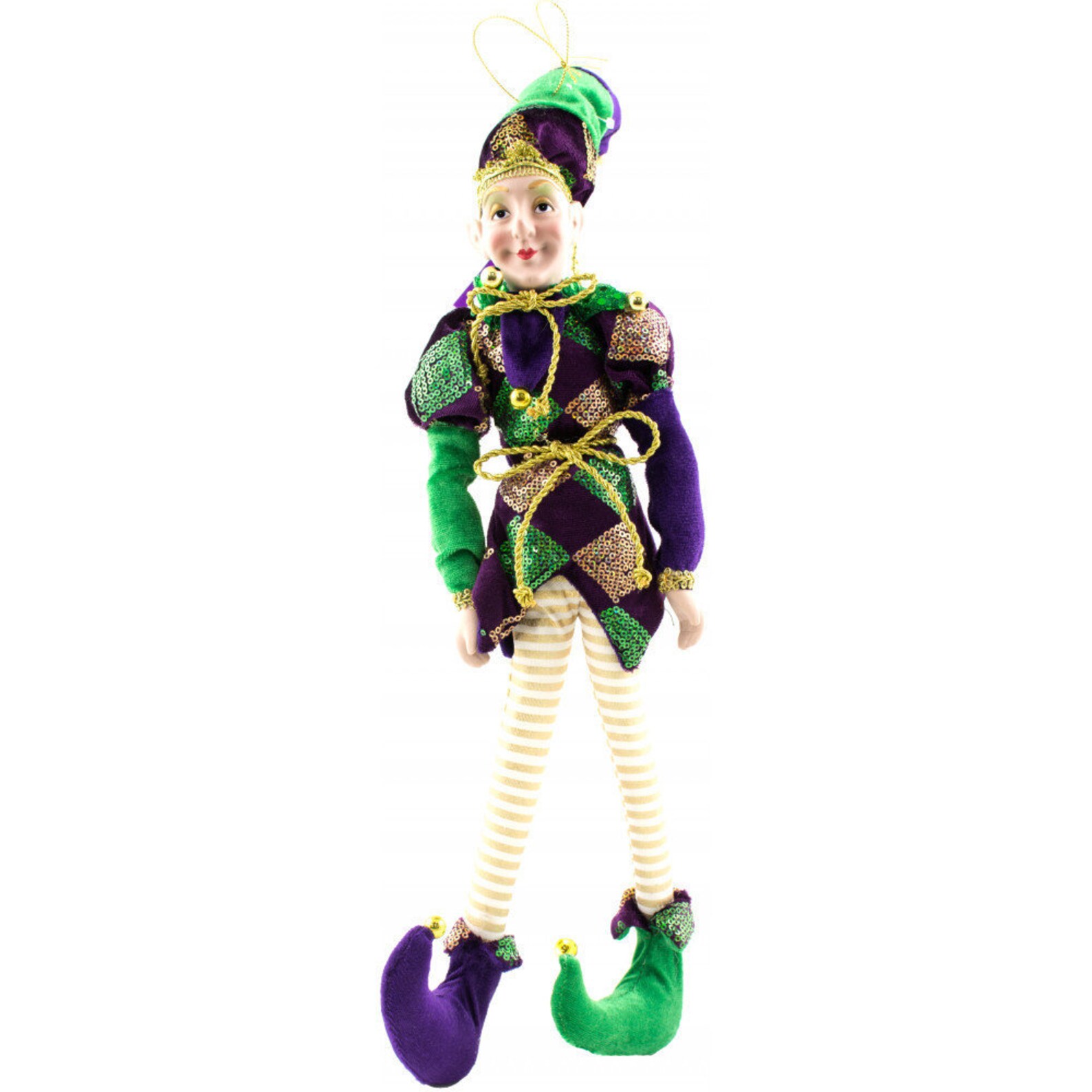 mardi gras jester dolls