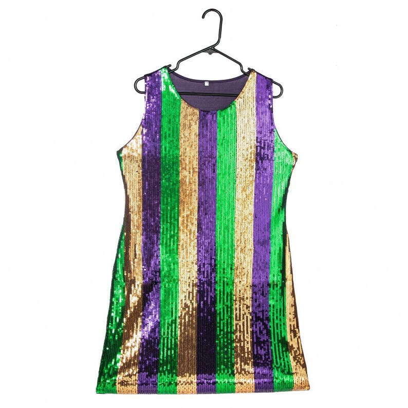 mardi gras gator stripe sweatshirt