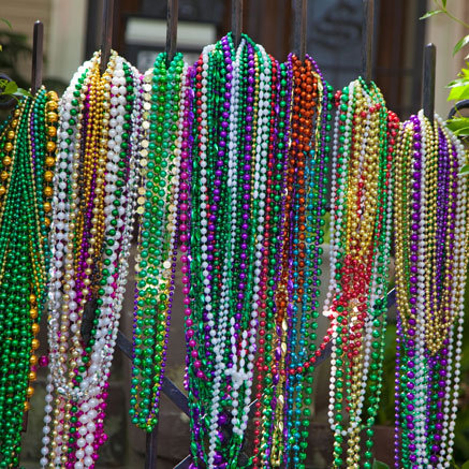 Mardi Gras New Orleans Beads House Decoration Deco Mixed Etsy