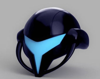 Metroid Prime 3: Corruption Dark Samus Helmet 3D Model (3D Printing)