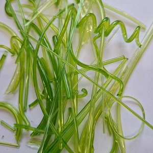 Tiras de vidrio para vitrificación COE96, 100 g, verdes