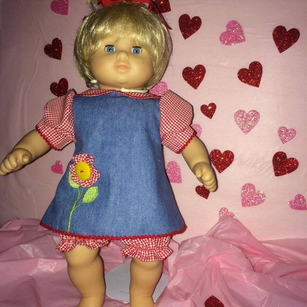 Doll clothes - fits American Girl Bitty Baby dolls and other 15inch baby dolls