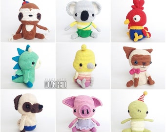 Combo Amigurumi patterns "Collection 9"