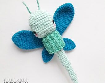 Lucy, the Dragonfly. Amigurumi pattern