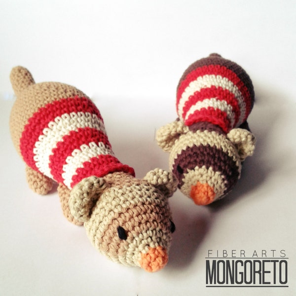 Ferret amigurumi pattern