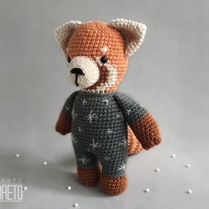 Lucas, red panda amigurumi pattern