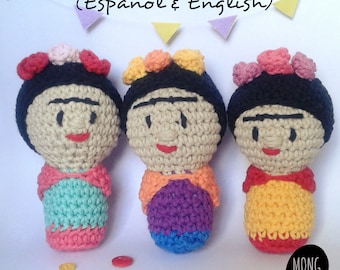 Amigurumi Pattern Frida Kahlo