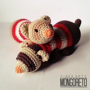 Ferret amigurumi pattern 画像 3