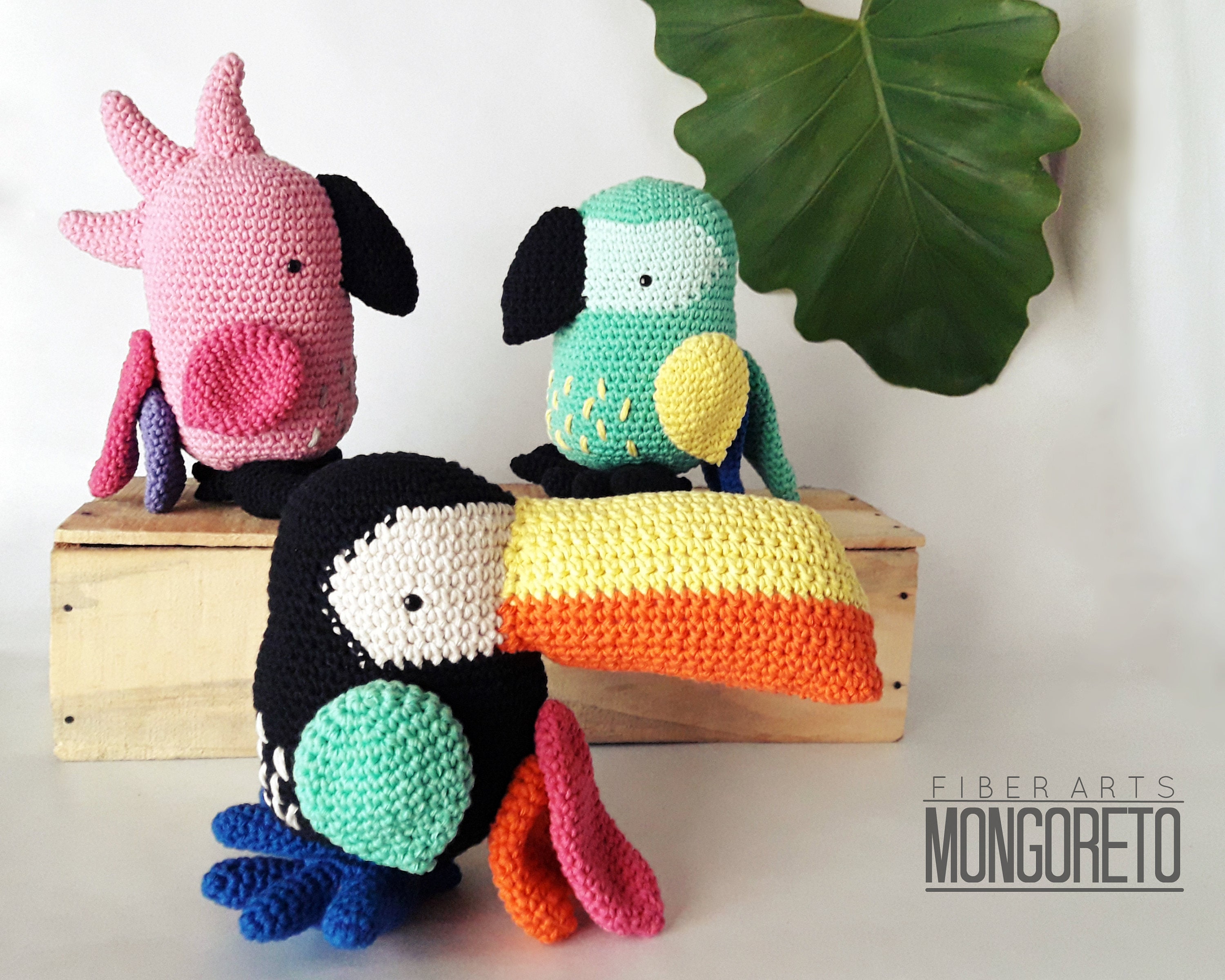 Bird amigurumi pattern (Combo x 3)