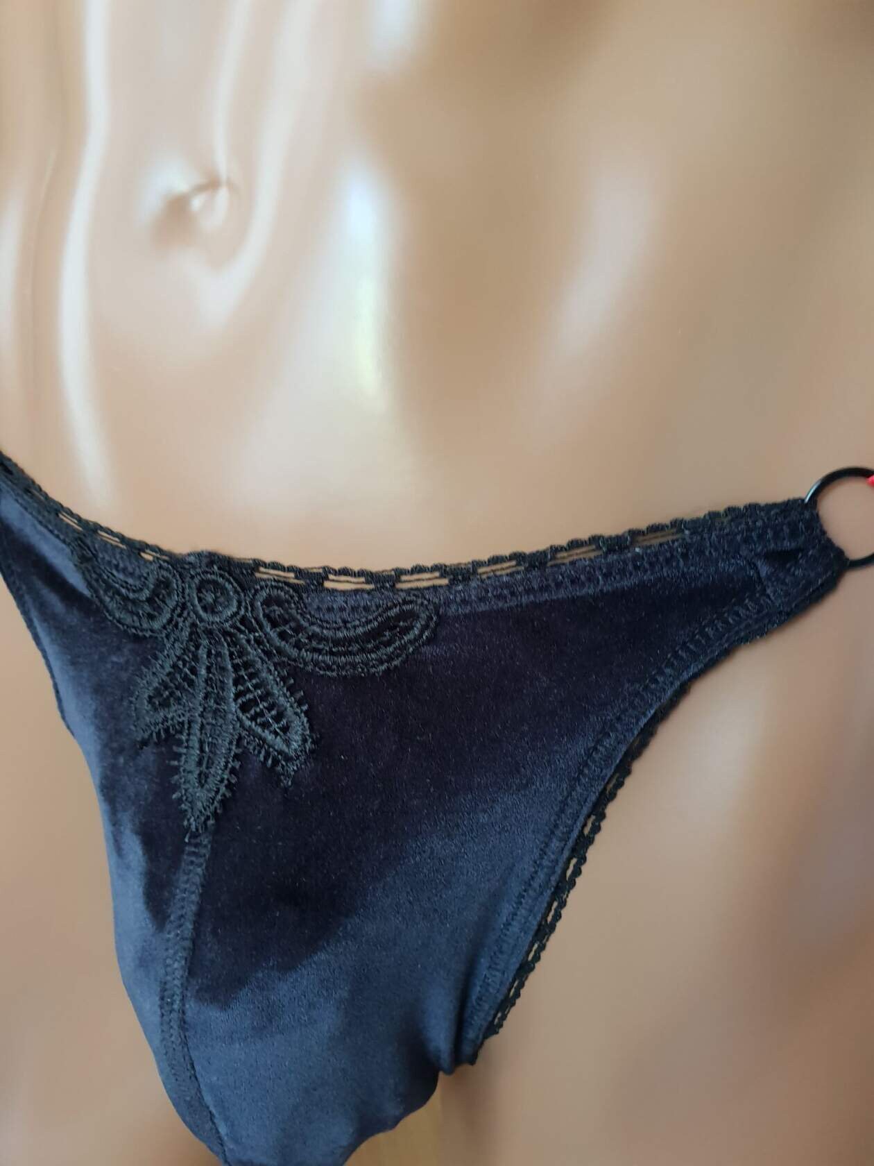 Velvet/Lacy adjustable Briefs for Men Hand Made TO ORDER Etsy