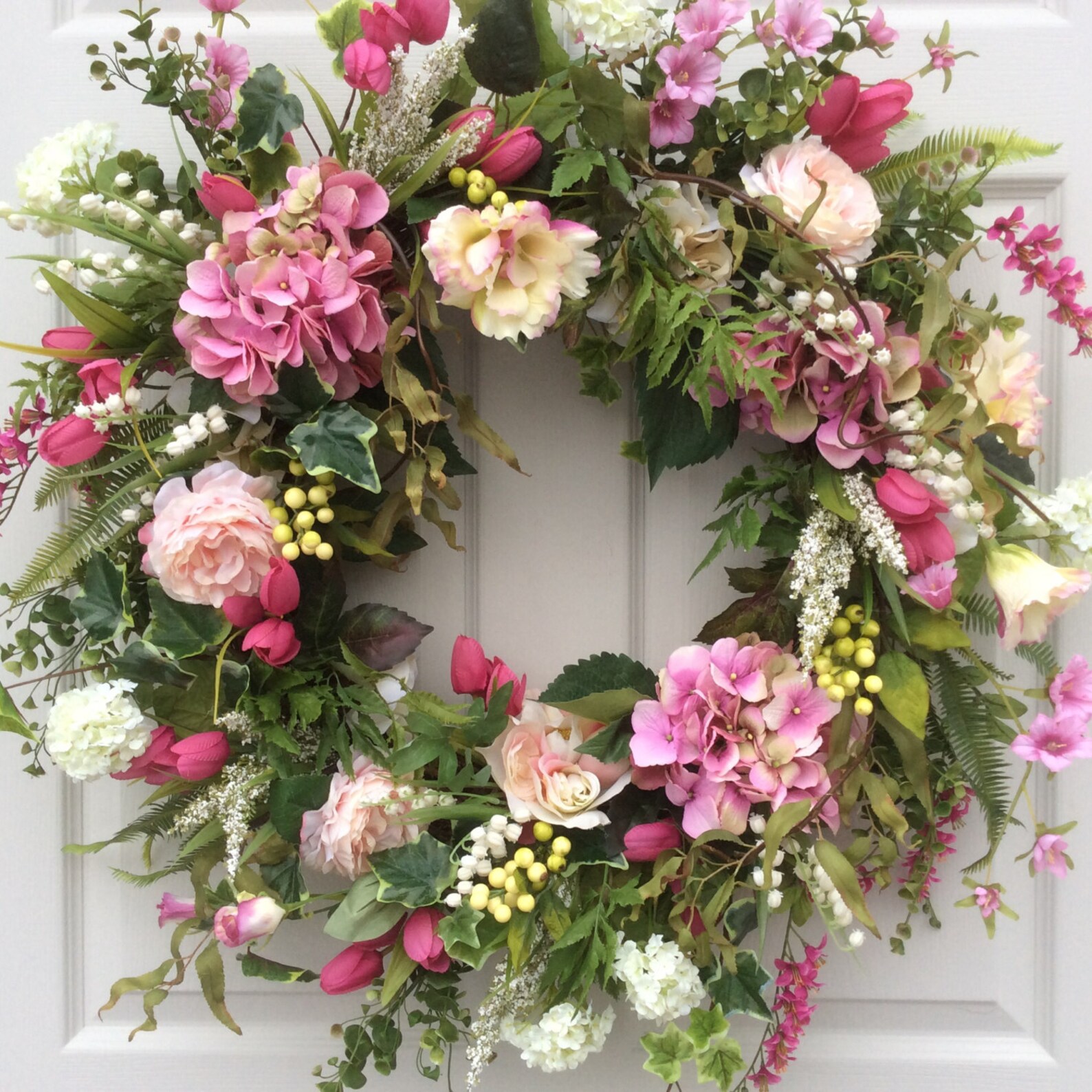 XL Spring WreathValentine WreathFront Door Etsy