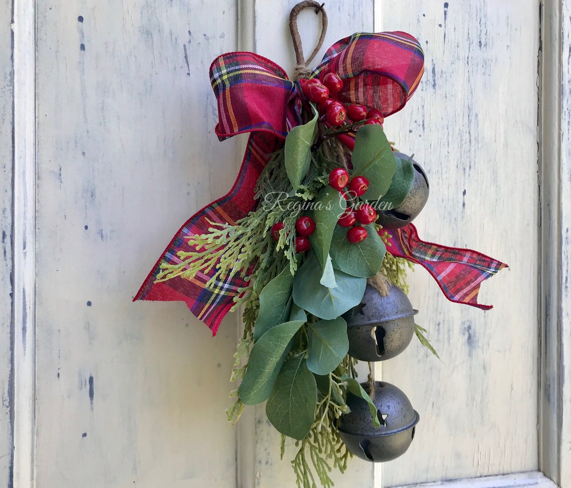 Christmas BellsBell ClusterChristmas Swag with BellsDoor Etsy