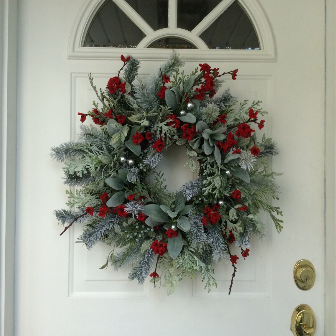 Christmas Wreath-Winter Wreath-Holiday Wreath-Elegant Holiday | Etsy