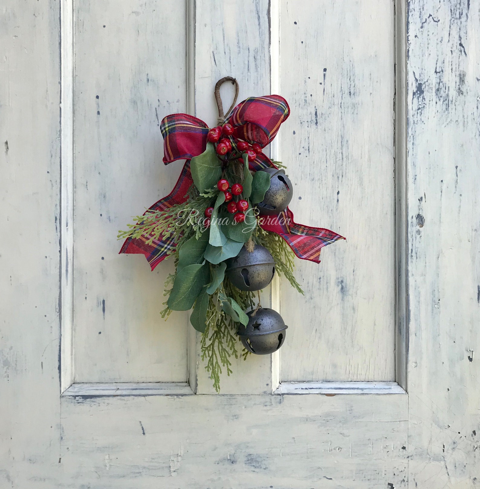 Christmas BellsBell ClusterChristmas Swag with BellsDoor Etsy