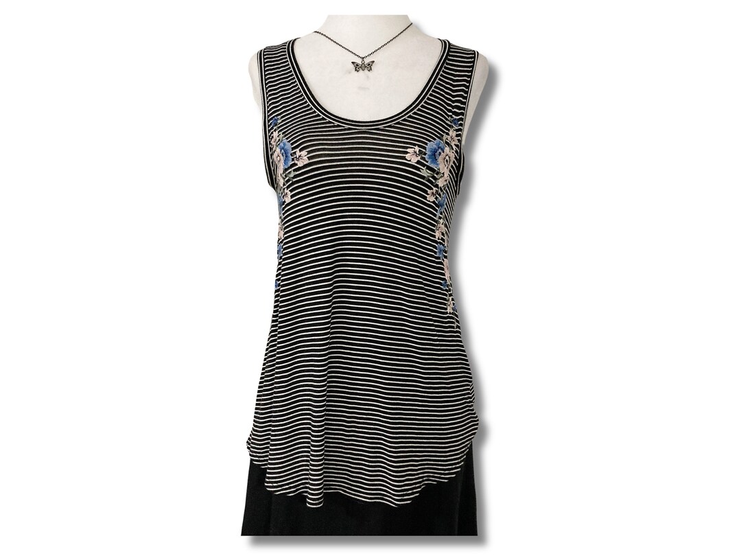 Débardeur Femme Vintage American Eagle - Taille S - Blanc - Style Coquette Bandeau - Occasion Très Bon État