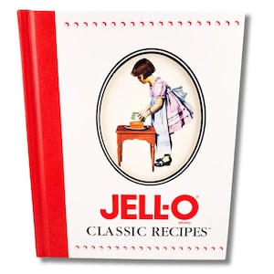 Vintage Jell-O Classic Rezepte Kochbuch ~ 1990er 2000er Jahre Y2K Hardcover Retro Dessert Nascherei Urlaub Rezeptbuch ~ Retro Gelatine Kochen