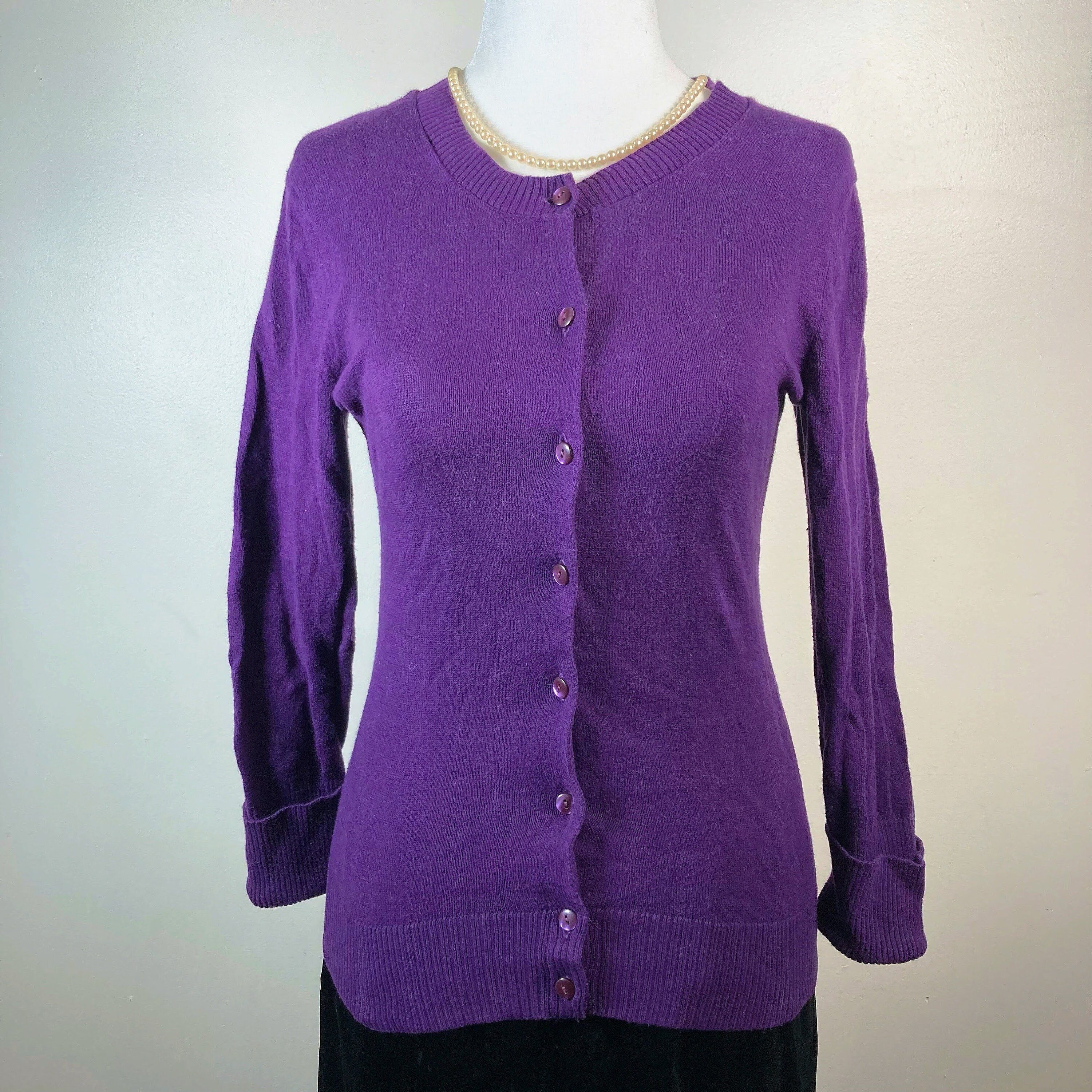 Eggplant Cardigan - Etsy