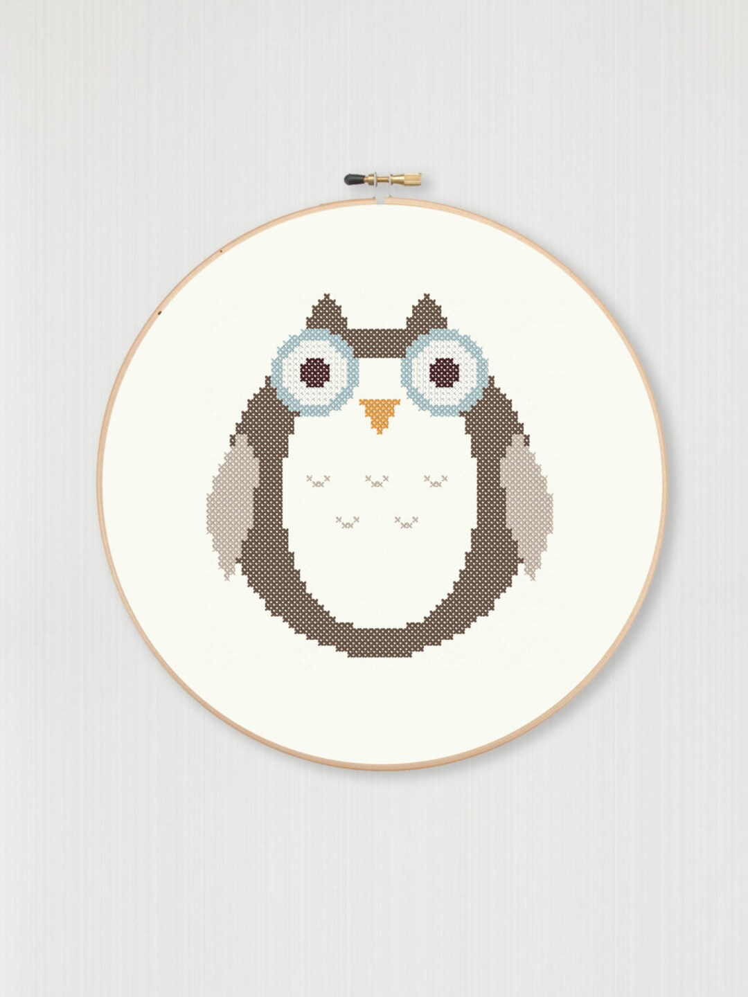 Cross Stitch Letter O Owl Pattern Instant Digital Download Etsy