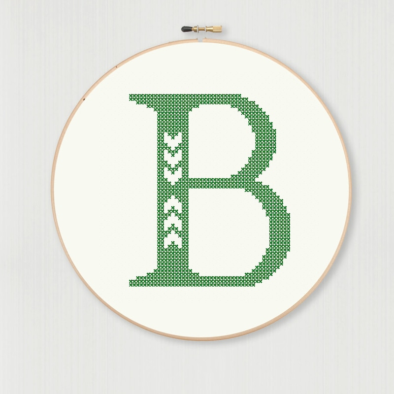 Monogram Letter B - Etsy