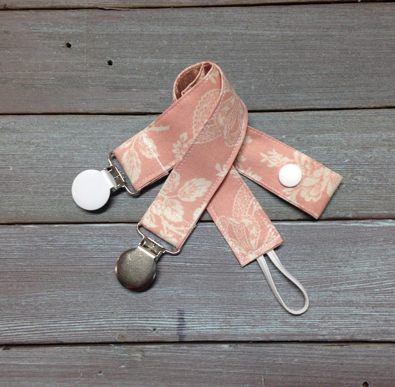 Pacifier Clip Nuk MAM Soothie Universal baby girl pink Etsy