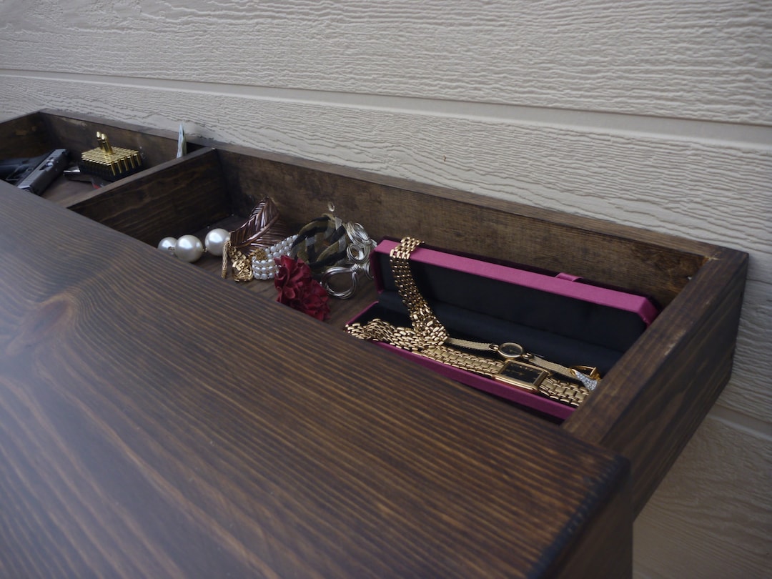 Fireplace Mantel With Hiding Spot. Hidden Gun Storage. Secret Hiding