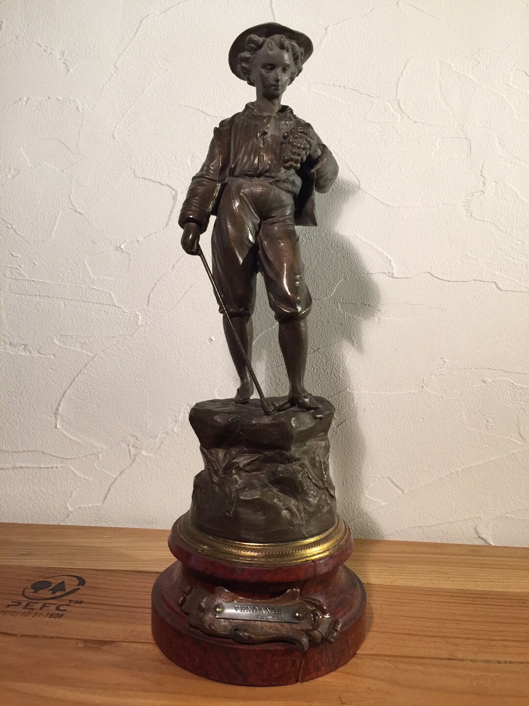 Statue En Regule Bronze vendange De Moreau Etsy Australia