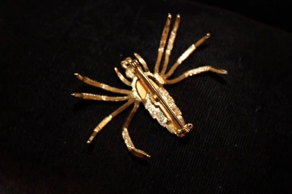 Amethyst and Gold Spider (Possible AVON) - image 6