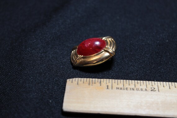 KENNETH J. LANE - Amazing Red & Goldtone Kenneth … - image 5