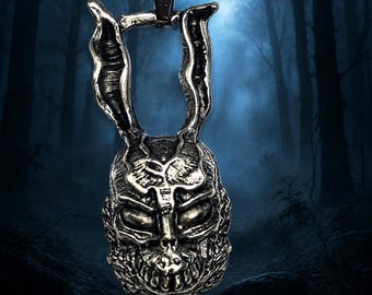 Donnie Darko silver plated fine grade pewter necklace