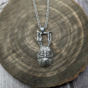 Donnie Darko silver plated fine grade pewter necklace