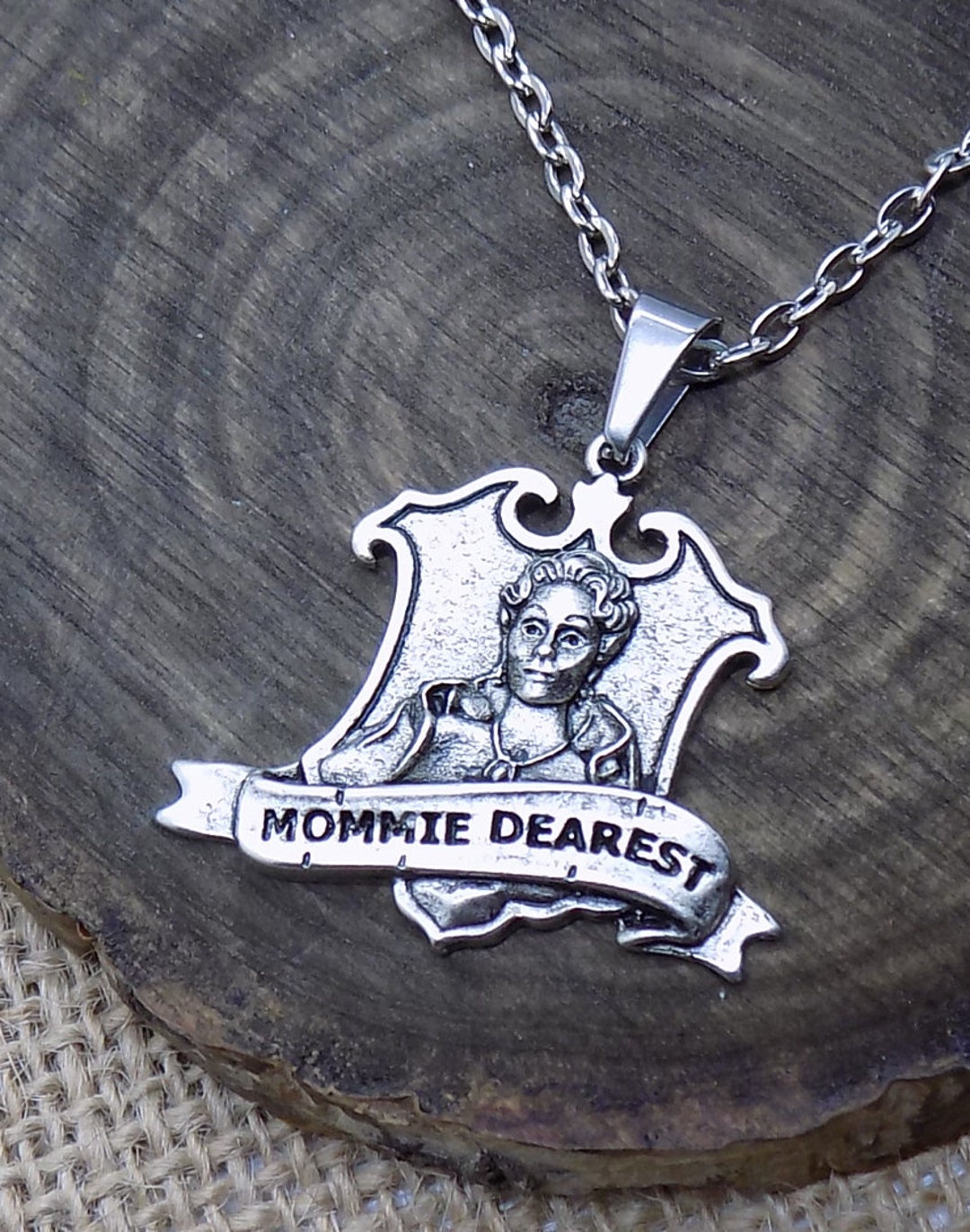 Mommie Dearest Joan Crawford No Wire Hangers Ever Silver Etsy