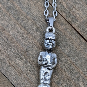 Universal Monsters Wolfman Soaky silver plated necklace