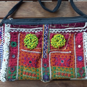 Ethnic Clutch, Pouch, Wallet, Tote, Purse, Jewelry pouch, Bohemian Tribal Pouch, Gift Idea, Cosmetic Clutch, Colorful Embroidery Clutch