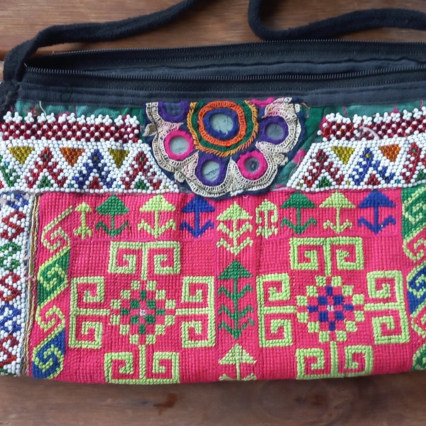 Ethnic bag, Clutch, Pouch, Wallet, Tote, Purse, Kuchi clutch, Bohemian Tribal Pouch, Gift Idea, Cosmetic Clutch, Colorful Embroidery Clutch