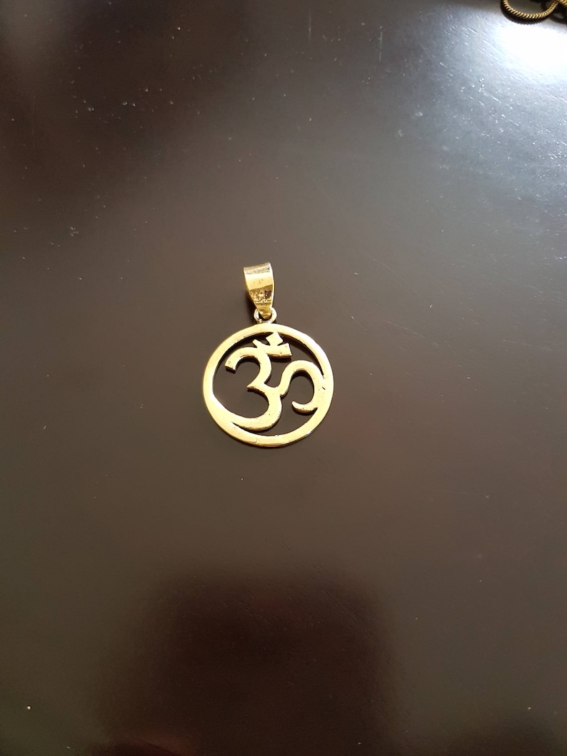 Om Pendant Brass Sacred Geometry Pendant Mandala Pendant Om | Etsy