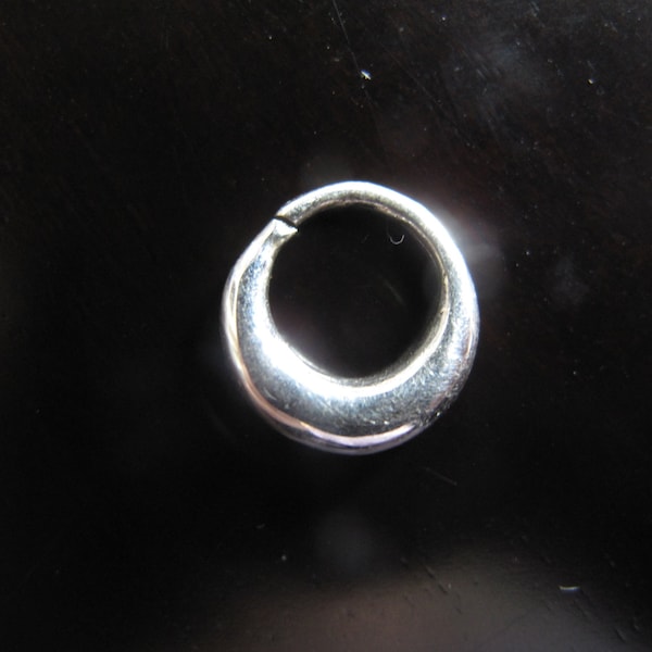Silver Septum, Tribal Silver Septum, Ethnic tribal silver septum, Nose Ring, helix ring