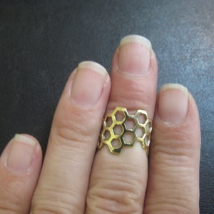 Brass Toe Ring adjustable or upper finger ring, brass ring for dreadlocks image 2