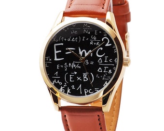 Watch for Women and Men - Relativity Theory - Unisex Watch - Unusual Gifts for Women - Mens Watch - Graduation Gifts. Women Watches