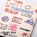 Travel All Around the World Leather Cover for Passport, Classical Style ...