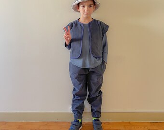 Relaxed jogger pants, Kids trousers, kids pants, trendy kids unisex trousers , kids jogging trousers