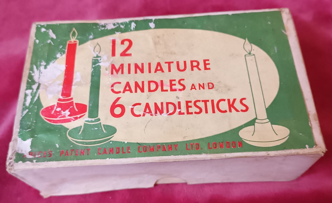 Vintage Miniature Candle Holders Etsy UK