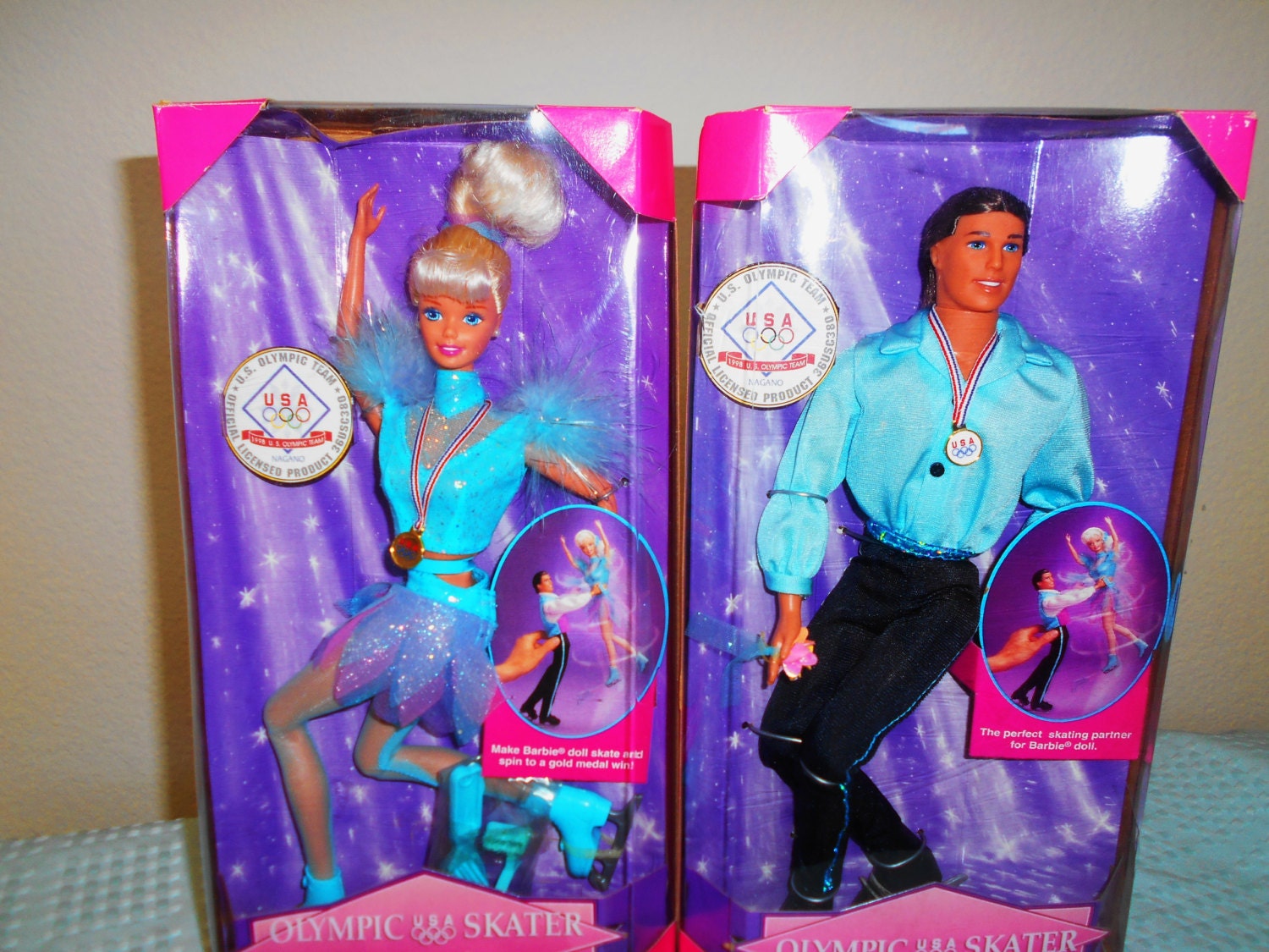 SALE Barbie and Ken Skating In The Olympics In Nagano | Etsy