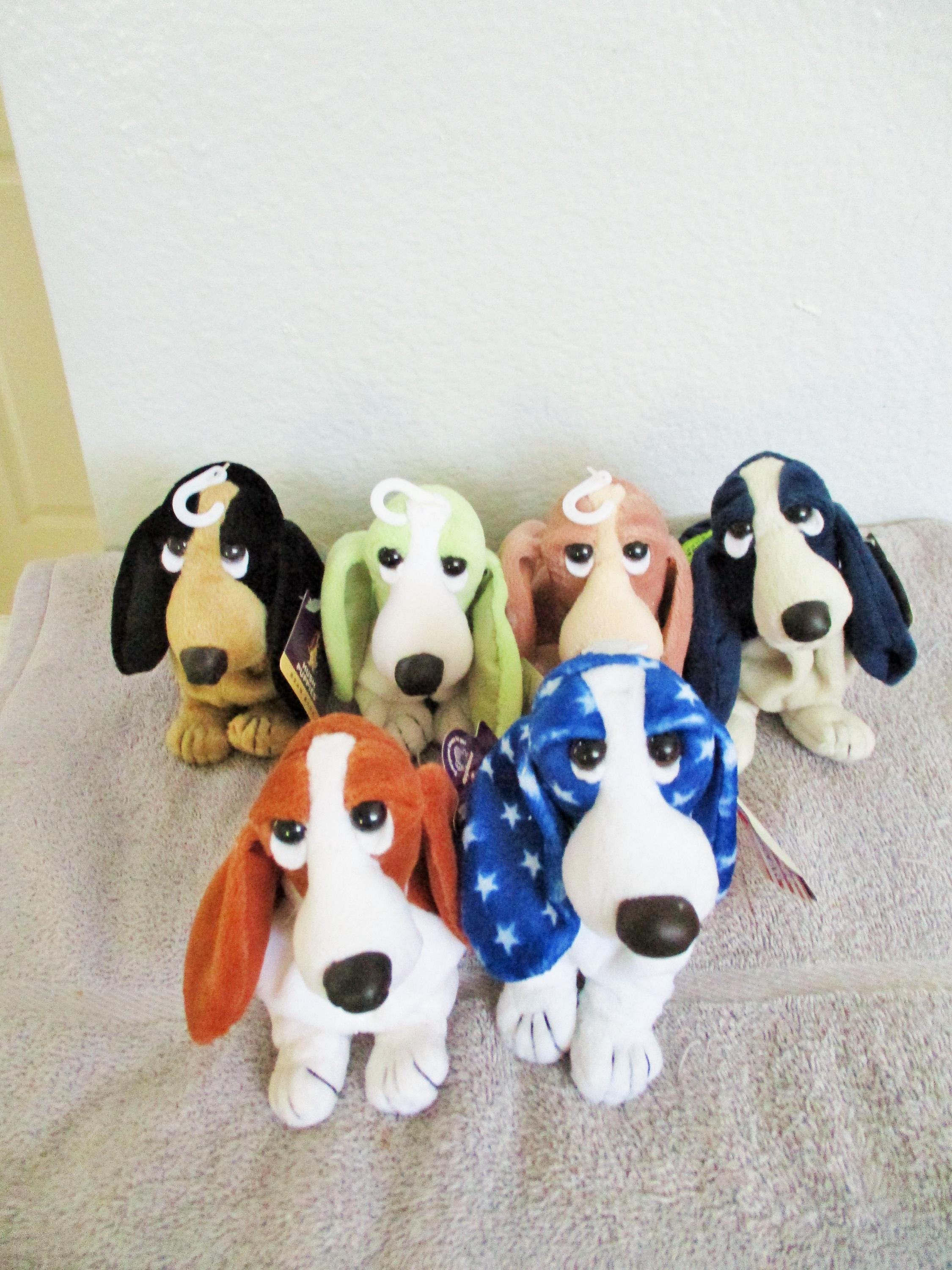 Beanbag Plush Hush Puppies by Applause/90's Retired Basset Hound